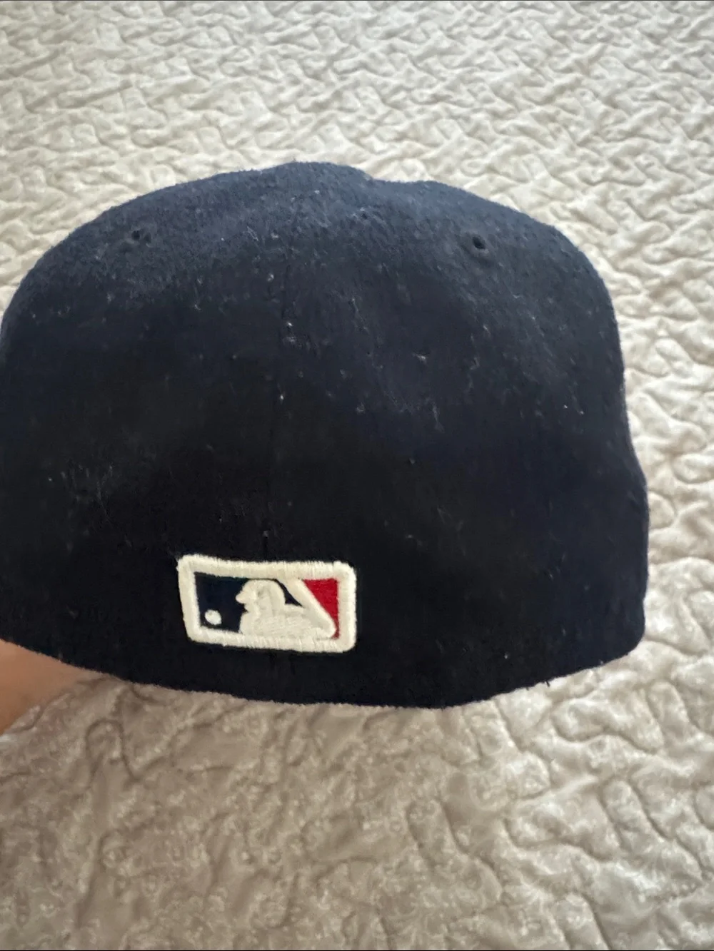 New Era Kids Navy & Red Baseball Cap with White 'A' Logo